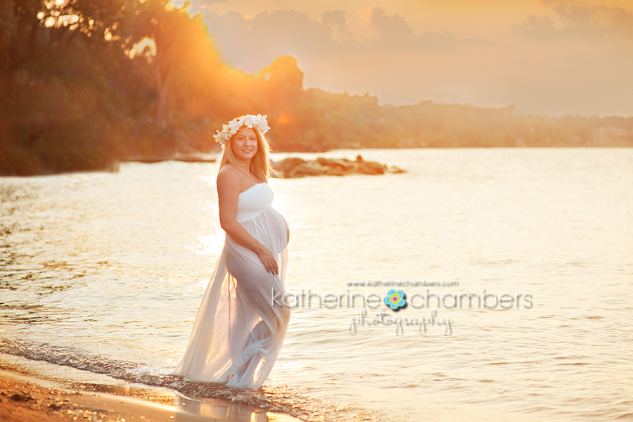 www.katherinechambers.com, Katherine Chambers Photography, Cleveland Maternity photographer, beach maternity photography
