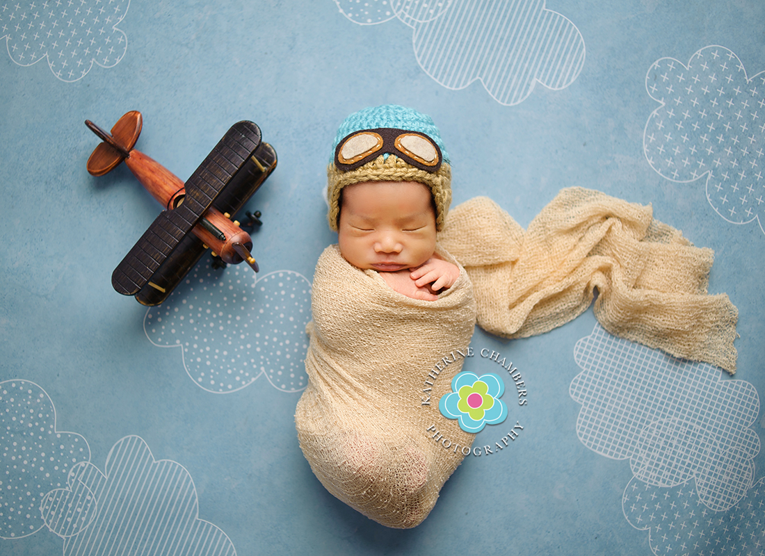 Airplane baby, Pilot newborn, Cleveland Newborn Photographer, Newborn baby photography, Infant Photography, Ohio Newborn Photographer (3)