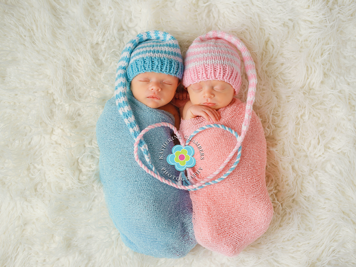 Westlake newborn photography, twins newborn photography, boy/girl twins, www.katherinechambers.com