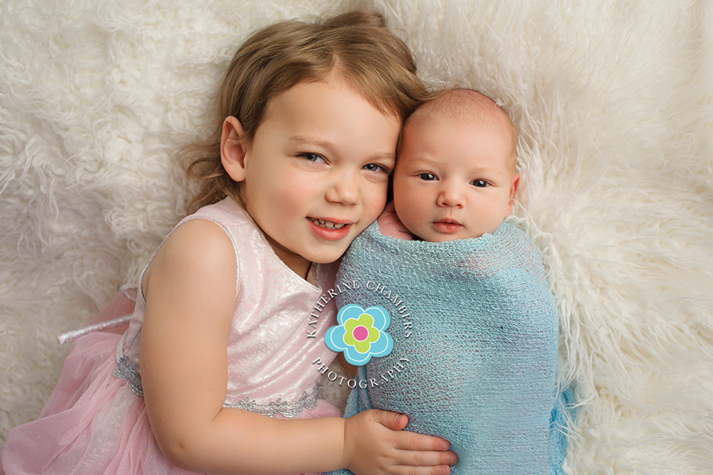 Beachwood Newborn Photographer, Baby Boy with Sibling, Katherine Chambers Photography (1)