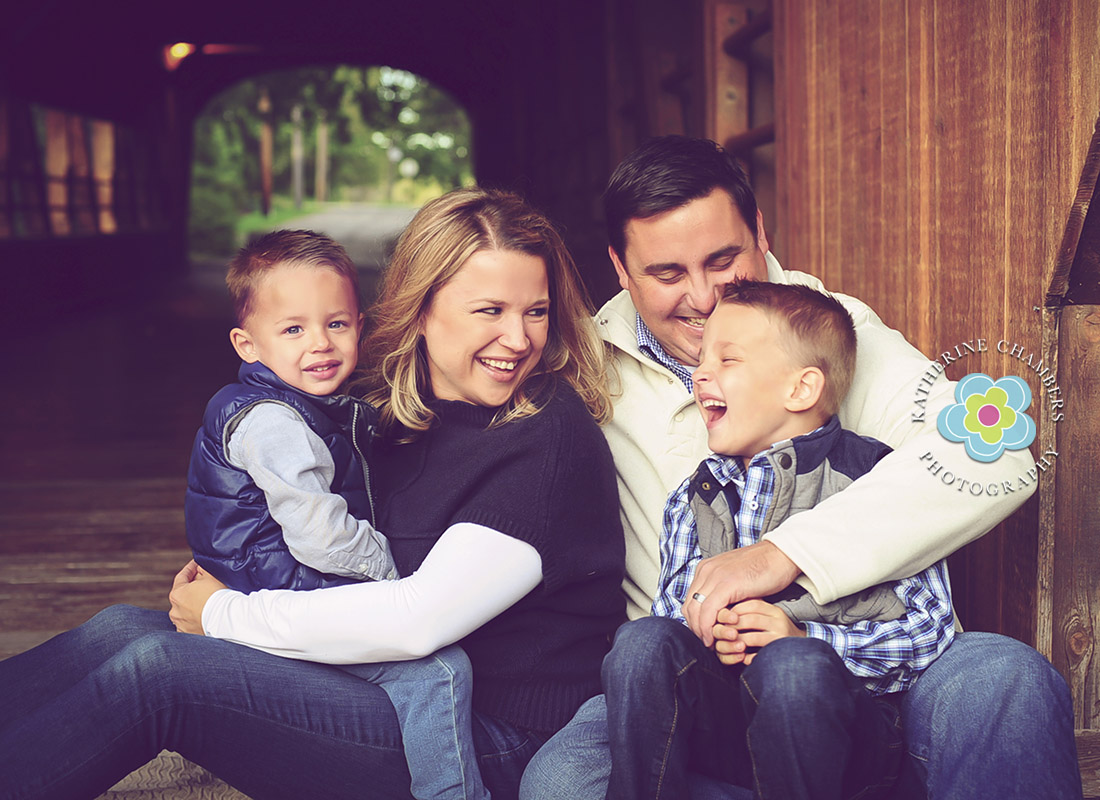 North Olmsted Covered Bridge | Family Portrait Photography | Cleveland Family Photography