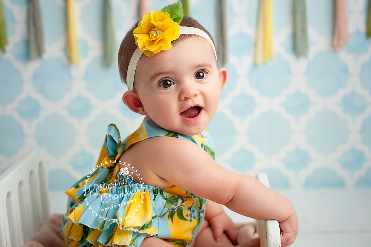 Best Baby Photographer in Cleveland, Baby's First Year, 7 Month Baby Photos