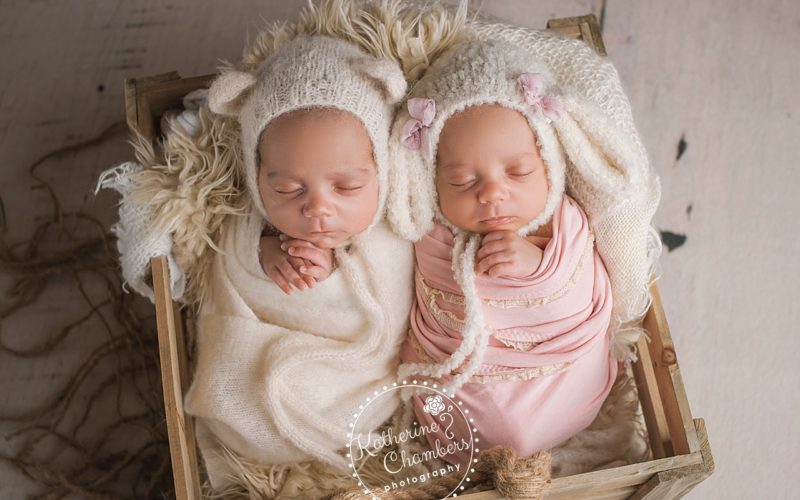 Cleveland Newborn Photographer | Twins Newborn Session
