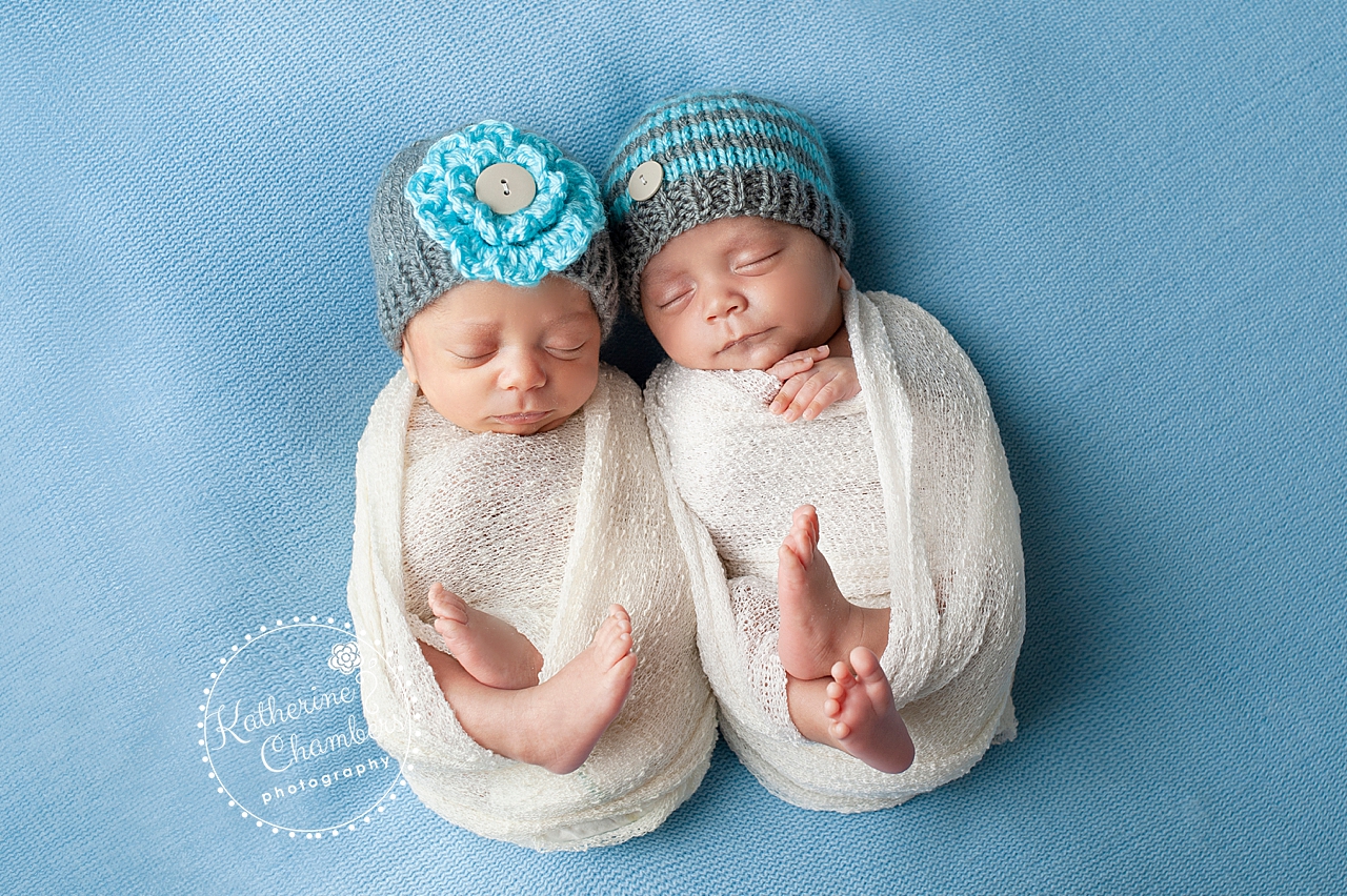 Newborn Twins Photography Cleveland Ohio