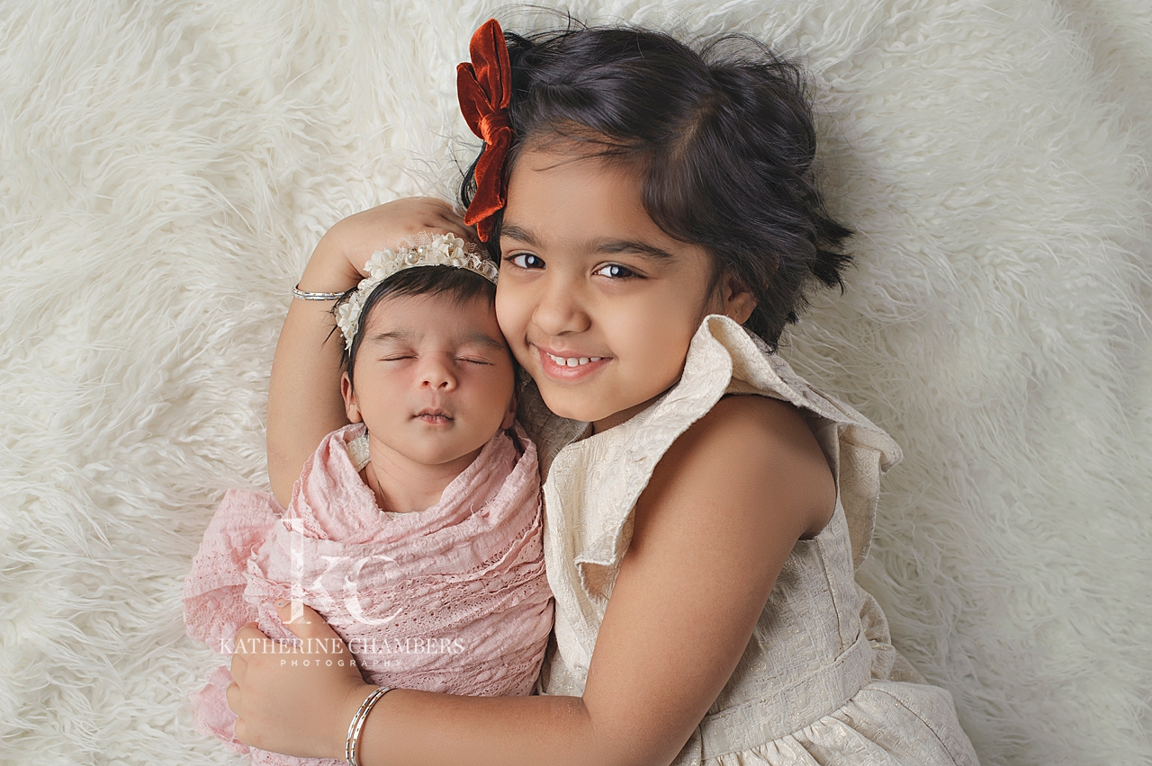 Newborn with Sibling Photo