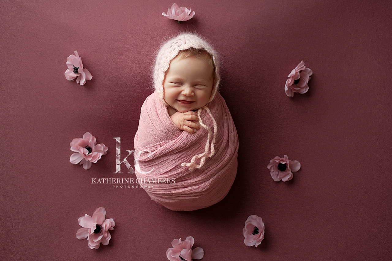 Smiling Newborn Photo