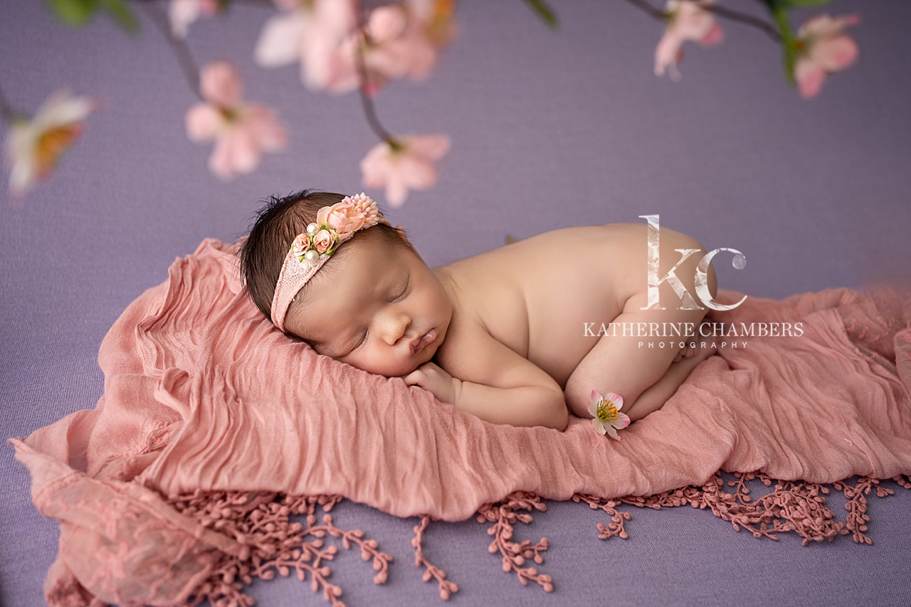 Floral Newborn Photography