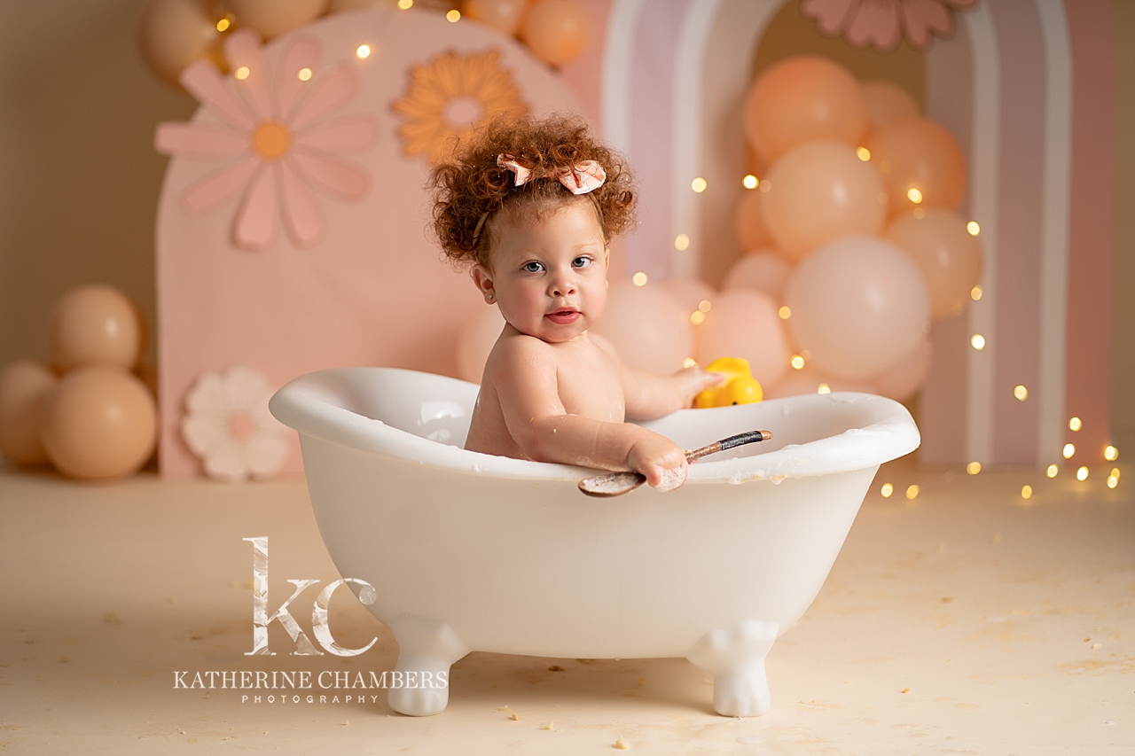 Bathtub clean up | Baby Photographer